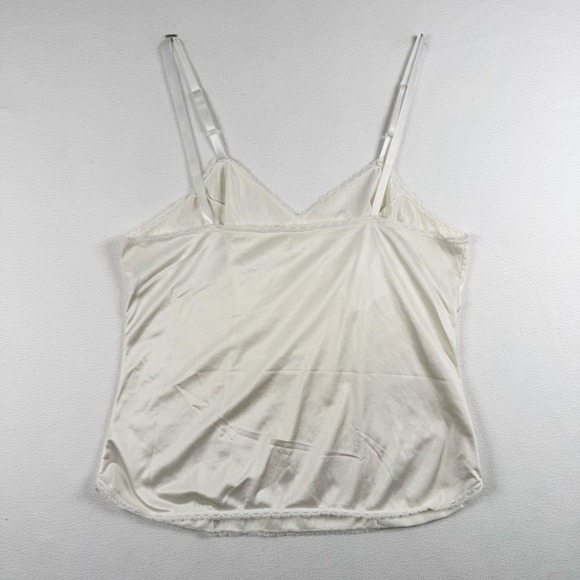 Vanity Fair Vintage Ivory Lace Trim Camisole Women's Size 36/42 - Picture 2 of 4